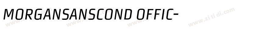 MorganSansCond Offic字体转换